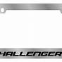 License Plate Frames For Dodge Challenger