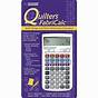 Quilt Fabric Calculator Chart