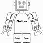 Gallon Man Template Printable