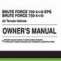 Brute Force 750 Manual