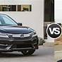 Compare Toyota Camry And Honda Accord