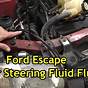 2011 Ford Escape Power Steering Fluid