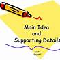 Main Idea And Supporting Details Slideshare