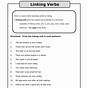 Linking Verbs Worksheet Elementarty