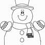 Decorate Your Own Snowman Coloring Page