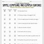 Compound And Complex Sentence Worksheet
