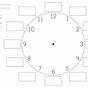 Clock Template Worksheet