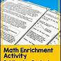 Enrich Math Worksheet