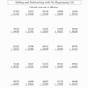 Subtraction Of Mixed Numbers With Regrouping Worksheets