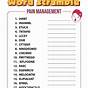 Printable Word Scramble Games For Adults