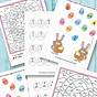 Easter Math Worksheet For Kindergarten