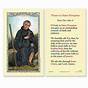 Printable St Peregrine Prayer Card