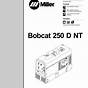 Miller Bobcat 260 Gas Owner Manual