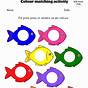Color Matching Worksheets For Preschool