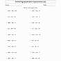 Factoring Quadratic Expressions Worksheets With Answers