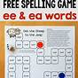 Ee And Ea Words Worksheet