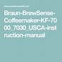 Braun Kf610 Owner's Manual