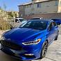 Blue Ford Fusion 2017