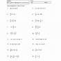 Two-step Equations With Fractions Worksheets