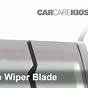 2018 Toyota Camry Le Wiper Blade Size