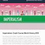 Crash Course Imperialism Worksheet