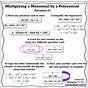 Monomial X Polynomial Worksheet Answers
