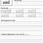 Will Sight Word Worksheet