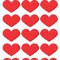 Red Heart Templates Printable Free