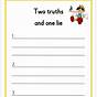 Three Truths And A Lie Printable