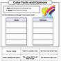 Fact And Opinion Worksheet Answers