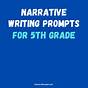 Narrative Prompts For 5th Graders