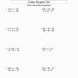 System Of Linear Equations Worksheet Pdf