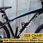 Diamondback Bike Size Chart