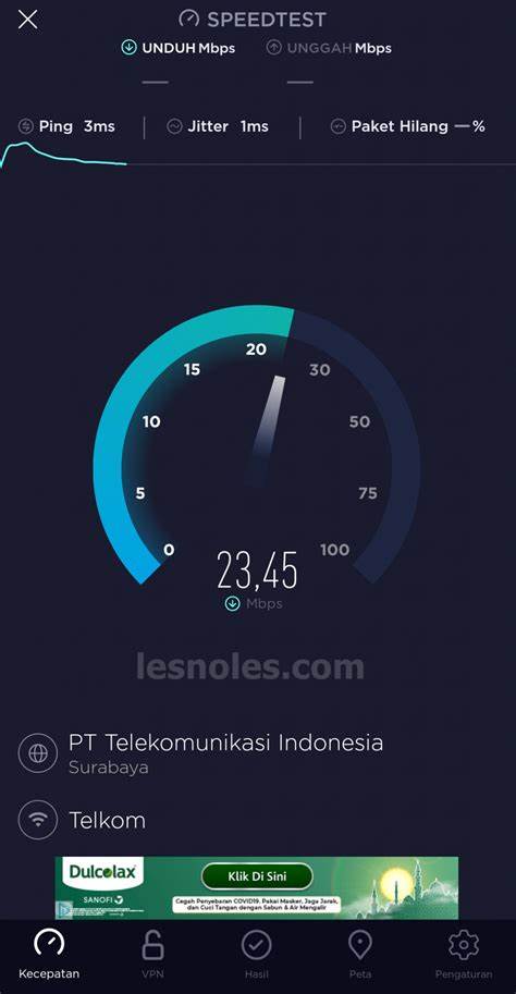 Kecepatan Internet Viu
