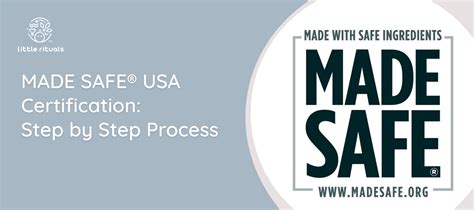 MADE SAFE USA Certification Explained: Step by Step