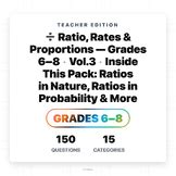 Proportional reasoning in word problems - Math Practice (Grades 6-8)