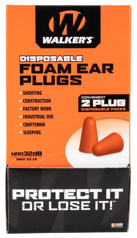Jaktdepotet Proshop Walkers Game Ear Foam Ear Plugs Counter Display