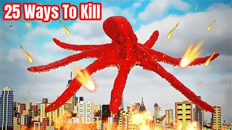25 Ways To Kill Sea Monster Kraken Teardown Youtube