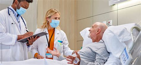 Doctor with patient