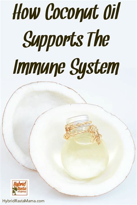 Coconut oil benefits for immune system