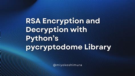 PyCryptodome Library