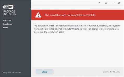 ESET Code Error dalam System Operasi