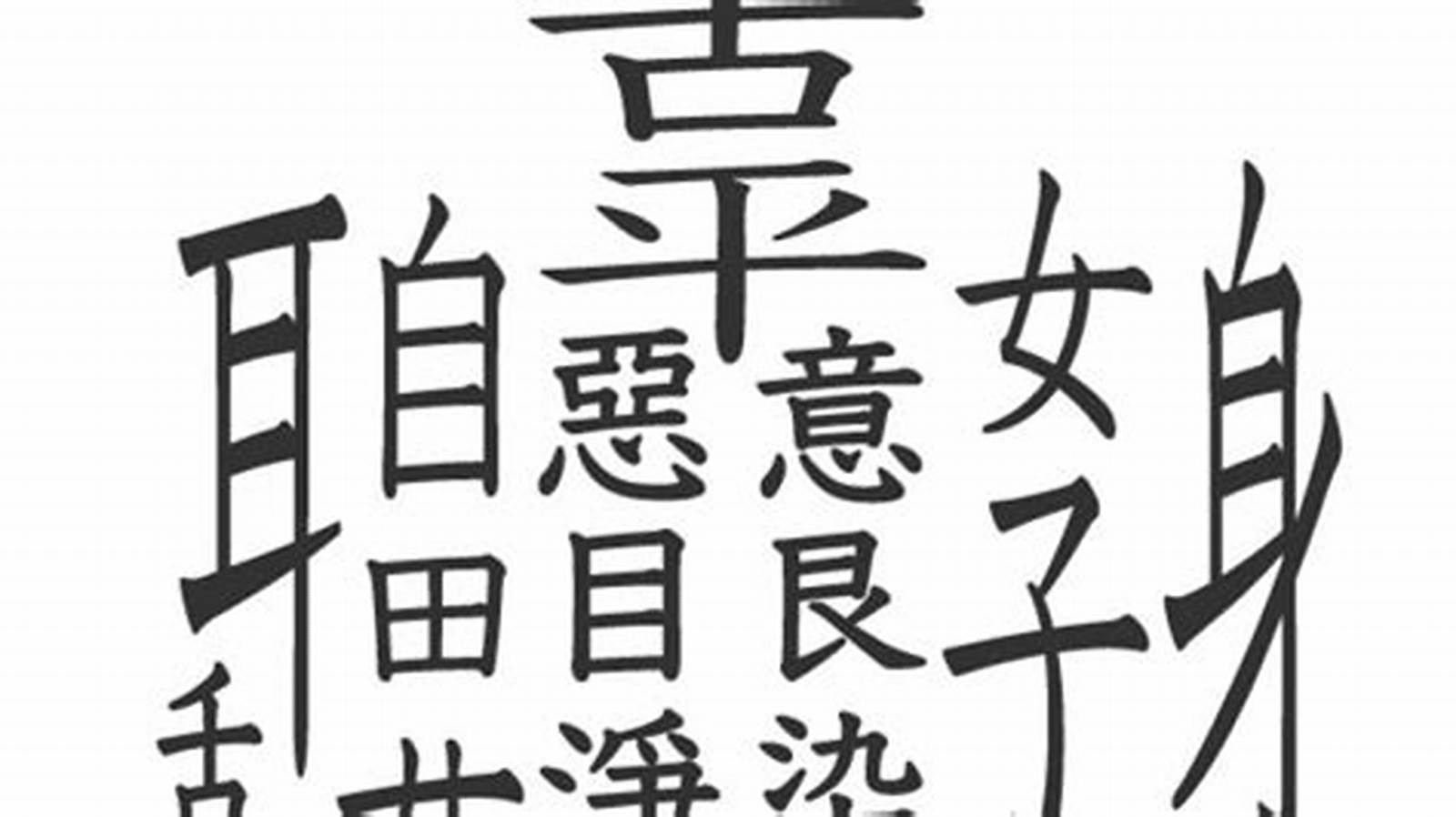 Membaca dan Menulis Karakter Kanji Tersulit