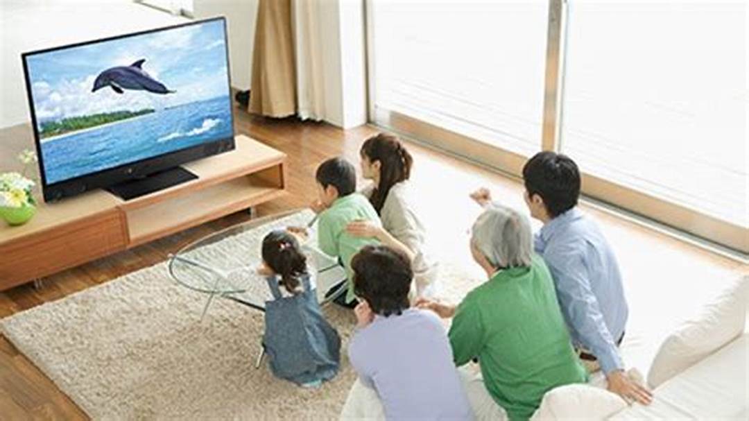 Menonton Film dan Acara Televisi Jepang