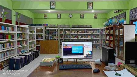 Gambar ruang perpustakaan di Indonesia