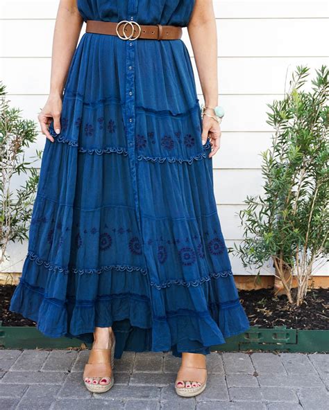 Belting a Maxi Dress