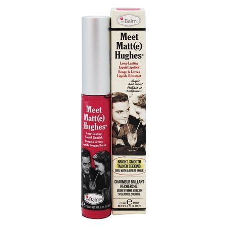 Thebalm meet matt(e) hughes liquid lipstick, chivalrous 6.5 ml by ...