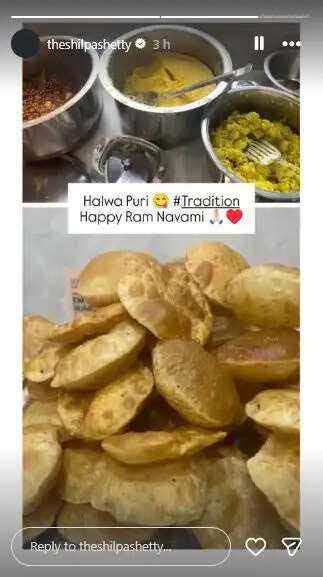 Shilpa Shetty celebrates Ram Navami with traditional delicacies: A ...