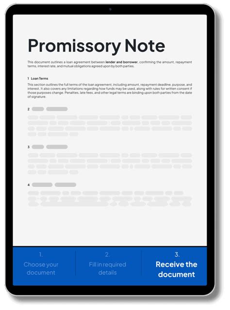Promissory Note Form | Notario24