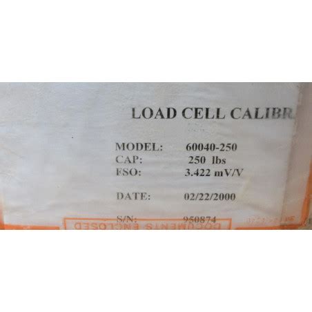 Sensortronics 60040-250 Load Cell